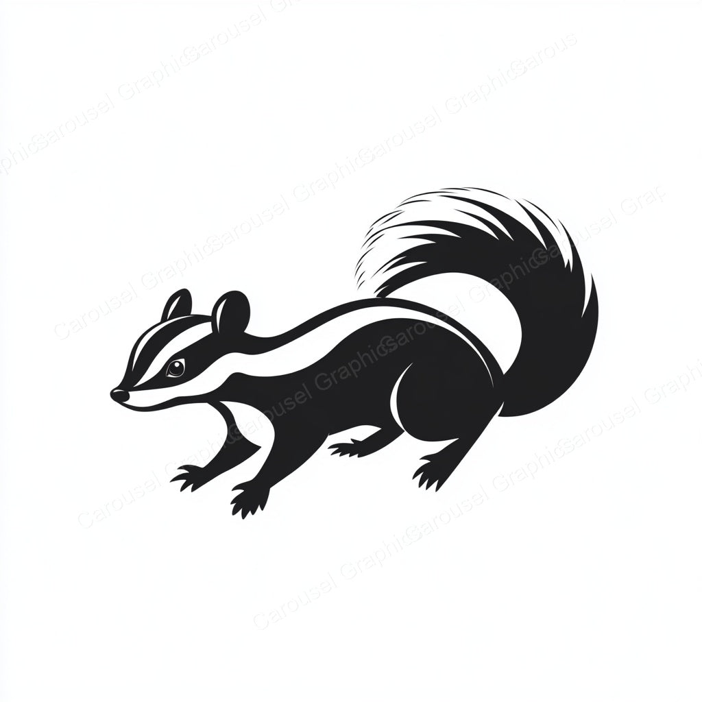 Skunk Vector Graphic preview