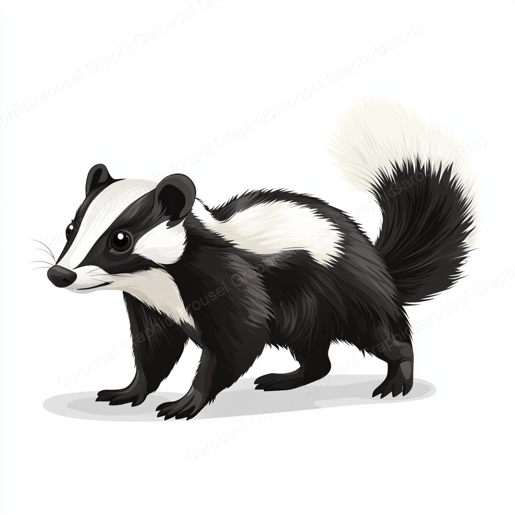Skunk Vector Graphic preview