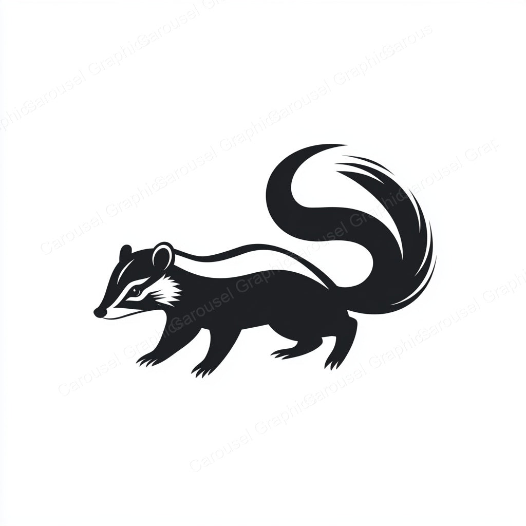 Skunk Vector Graphic preview
