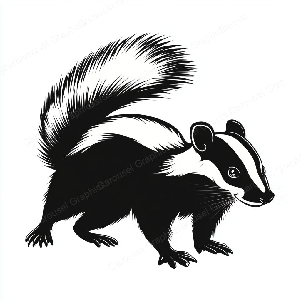 Skunk Vector Graphic preview