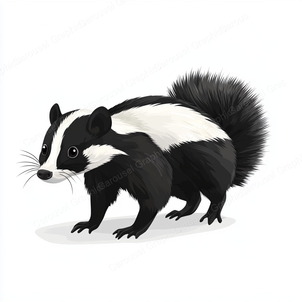 Skunk Vector Graphic preview