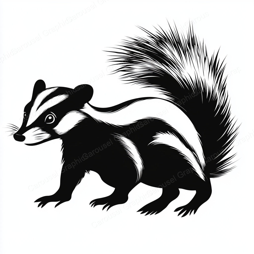 Skunk Vector Graphic preview