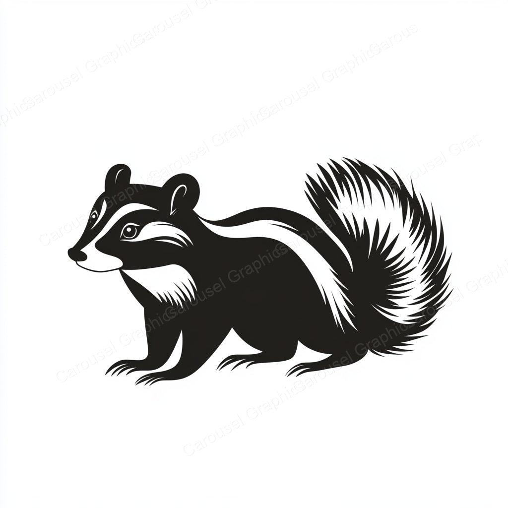 Skunk Vector Graphic preview