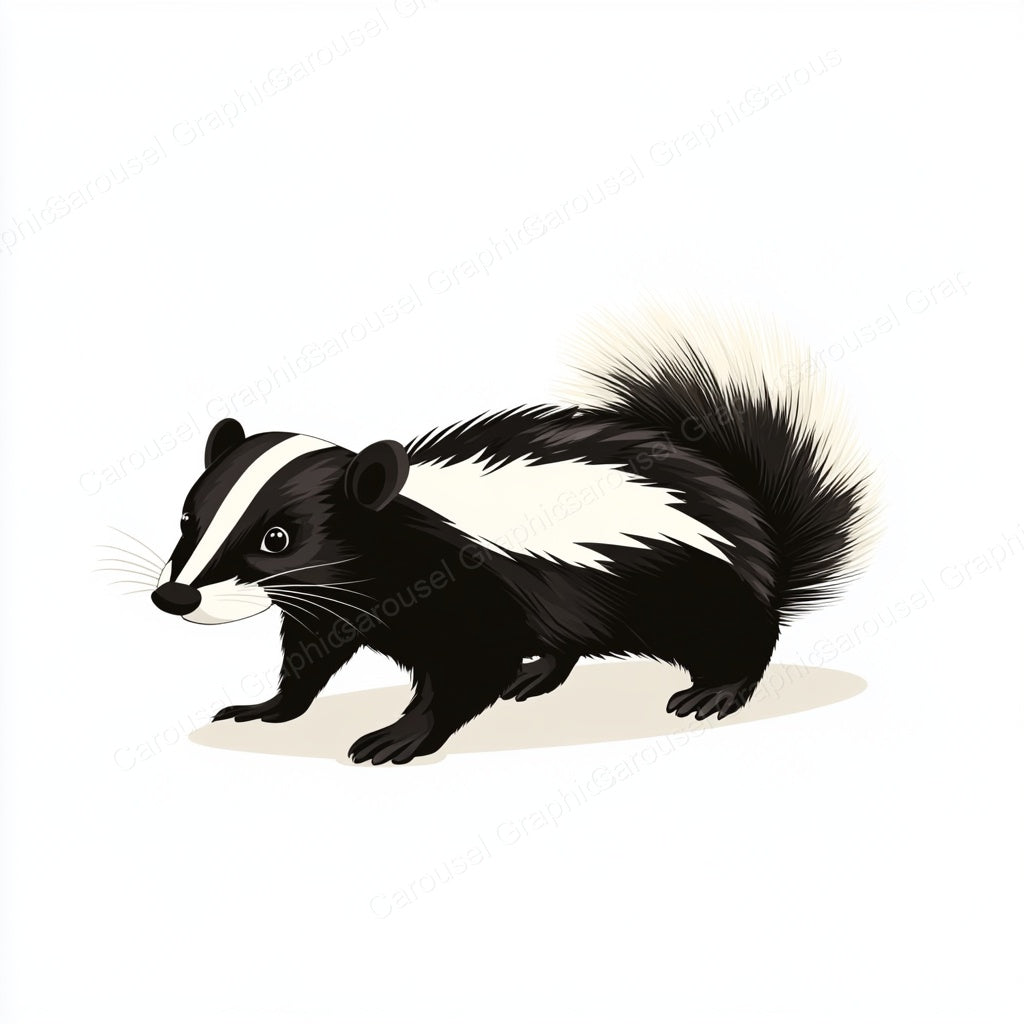 Skunk Vector Graphic preview
