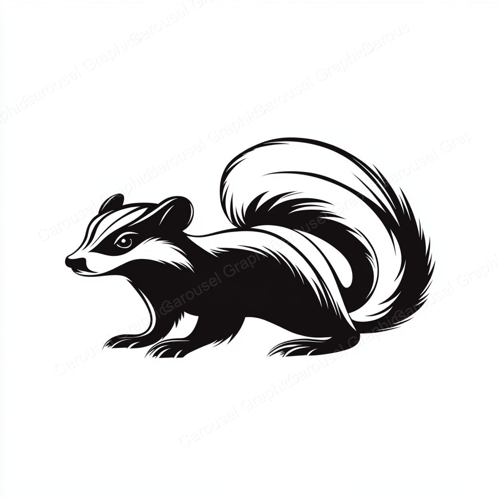 Skunk Vector Graphic preview