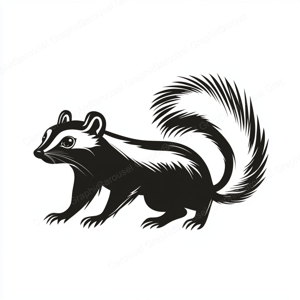 Skunk Vector Graphic preview