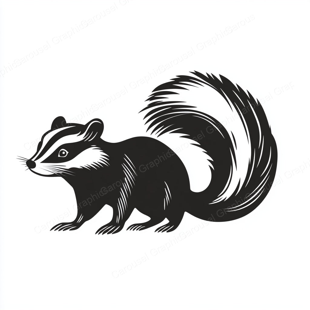 Skunk Vector Graphic preview
