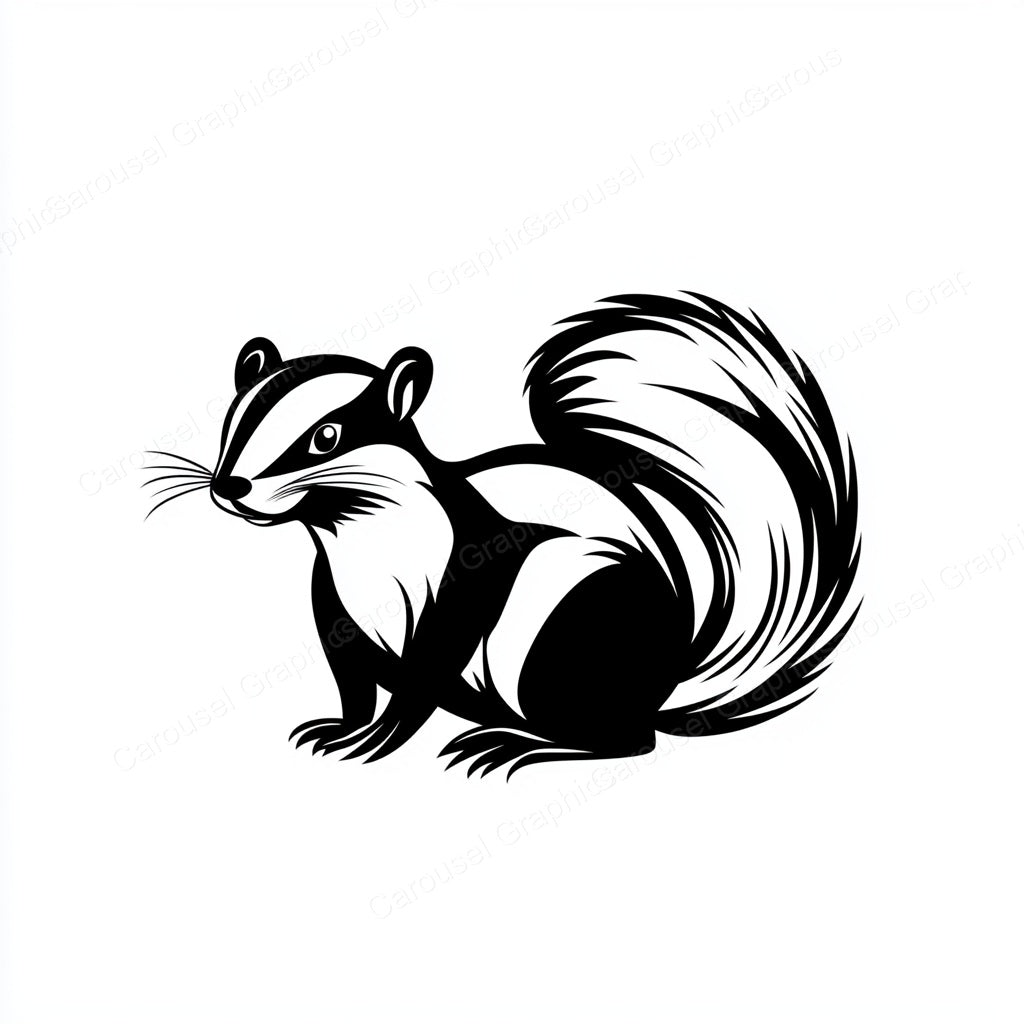 Skunk Vector Graphic preview