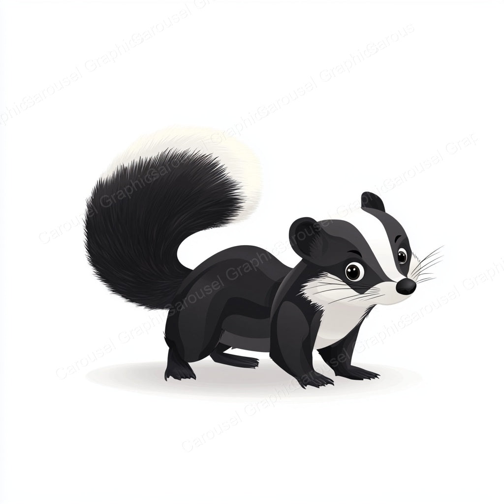 Skunk Vector Graphic preview
