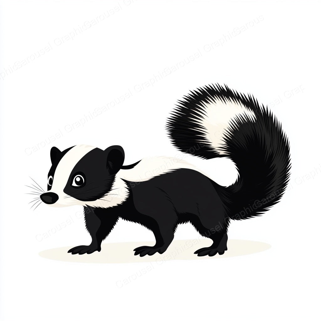 Skunk Vector Graphic preview