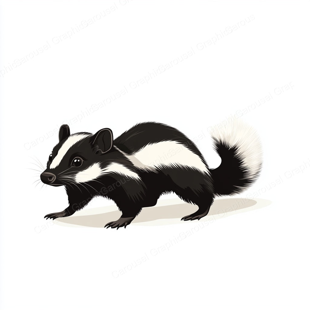 Skunk Vector Graphic preview