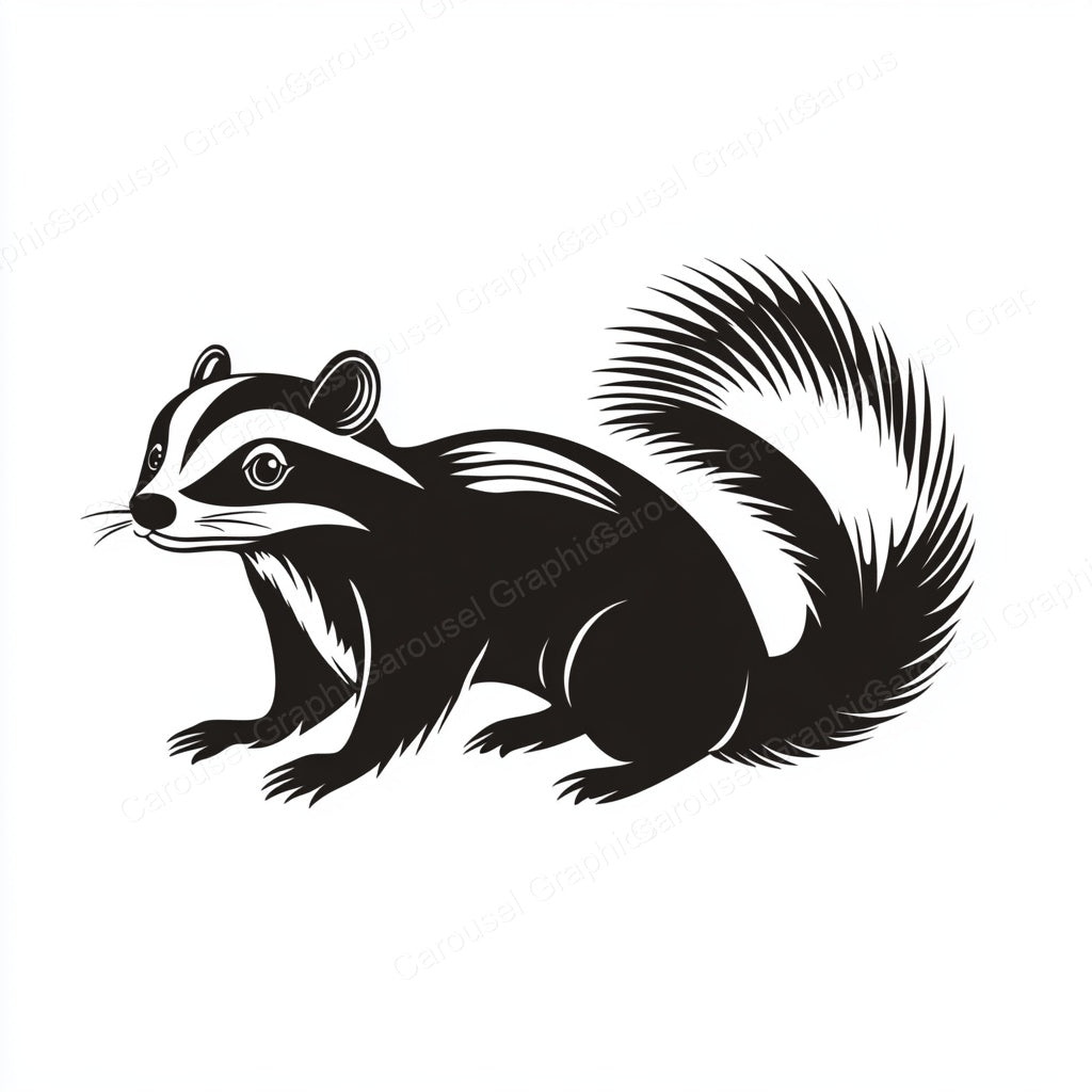 Skunk Vector Graphic preview
