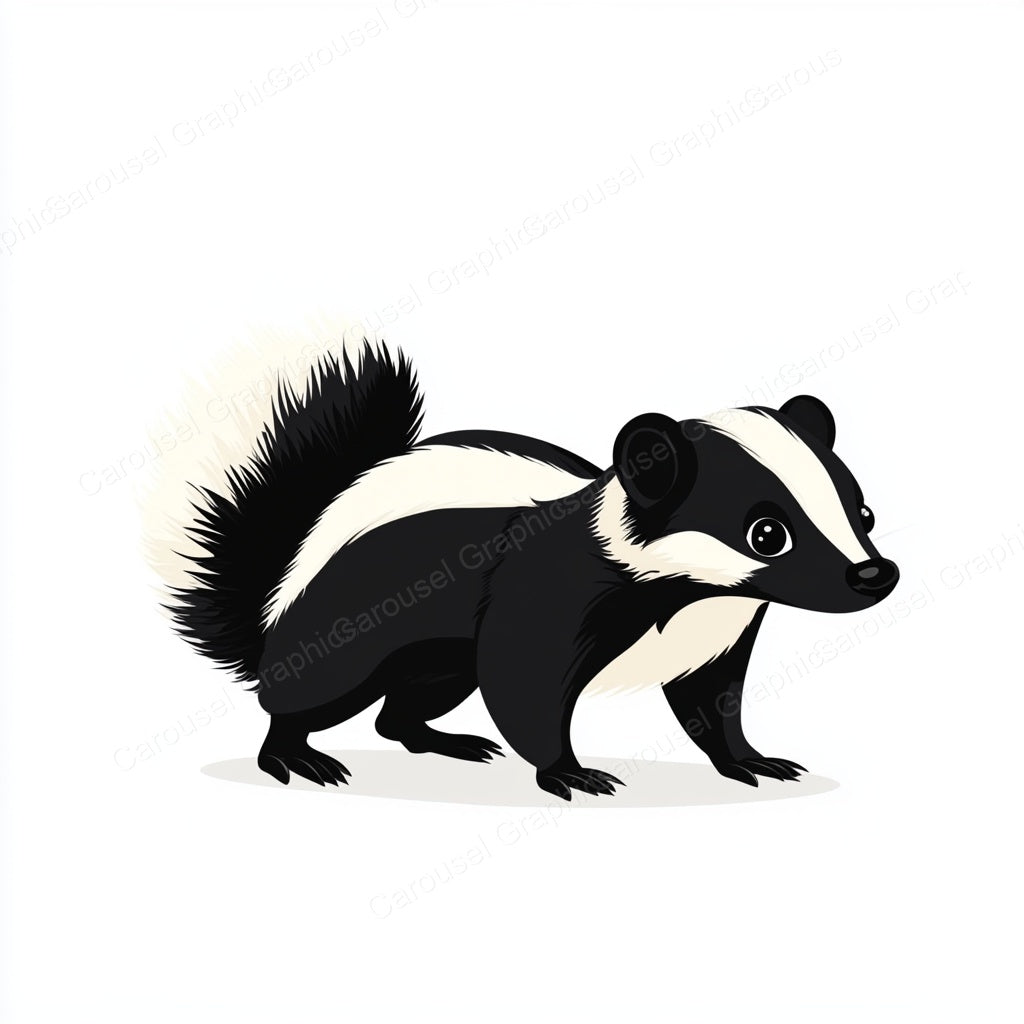 Skunk Vector Graphic preview