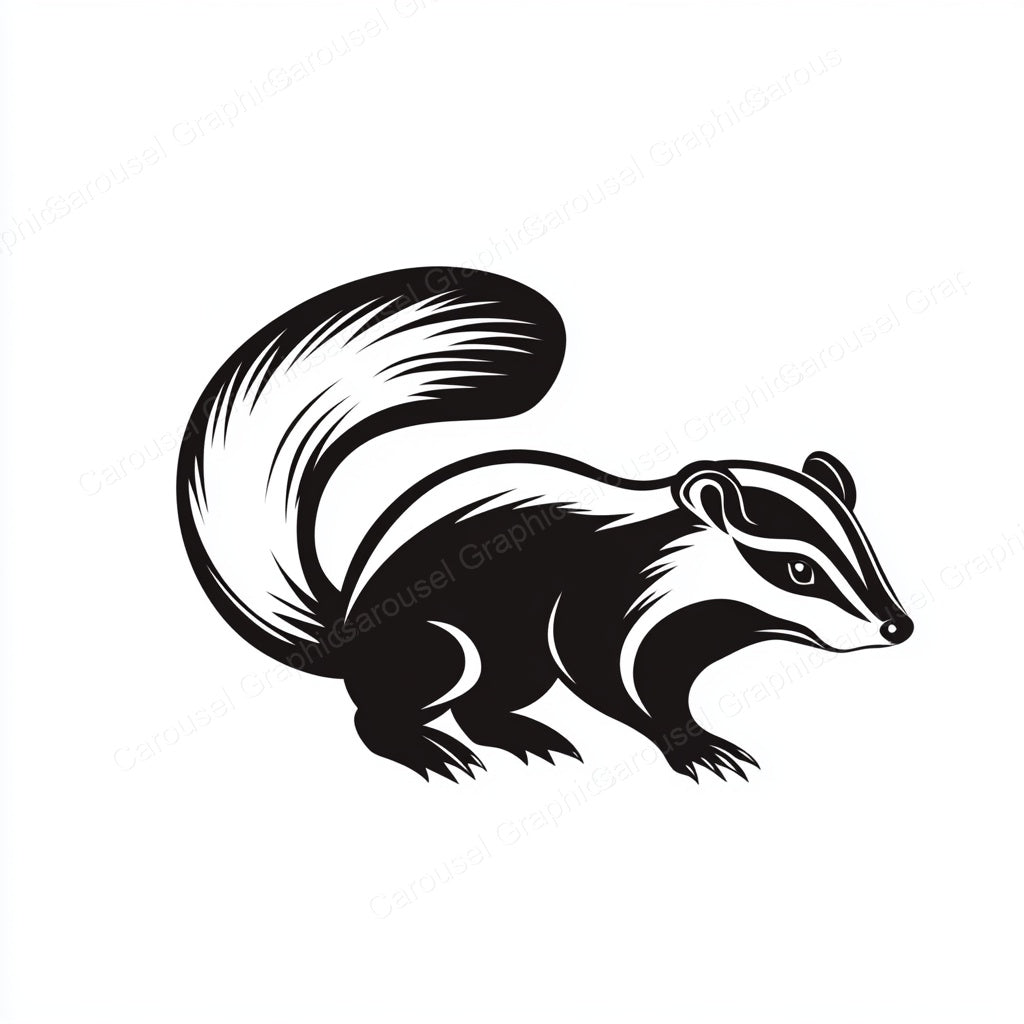 Skunk Vector Graphic preview