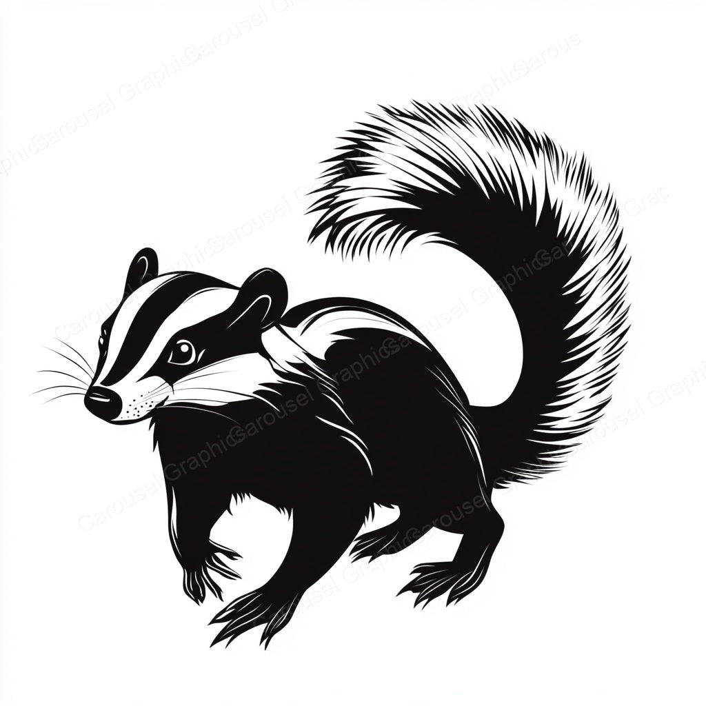 Skunk Vector Graphic preview