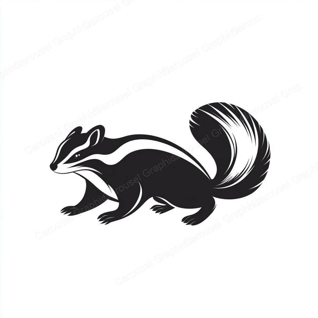 Skunk Vector Graphic preview