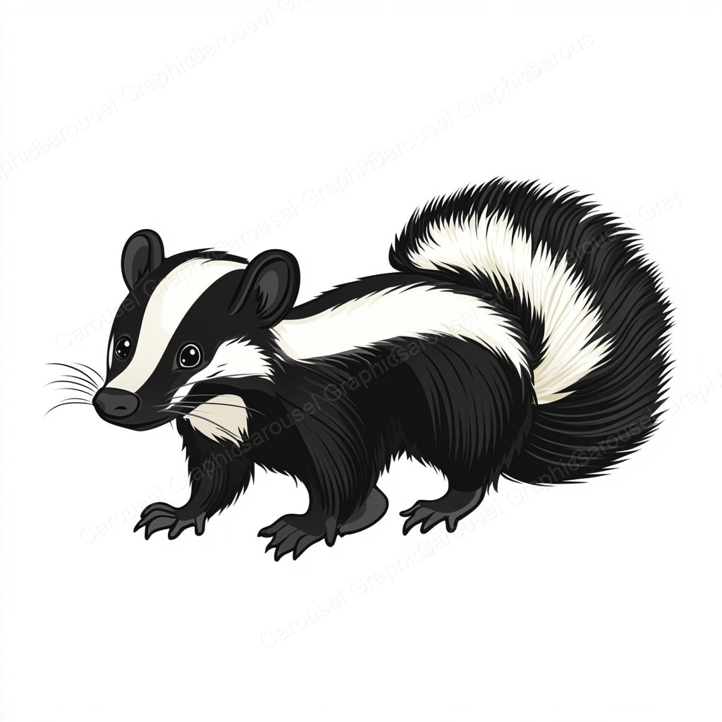 Skunk Vector Graphic preview
