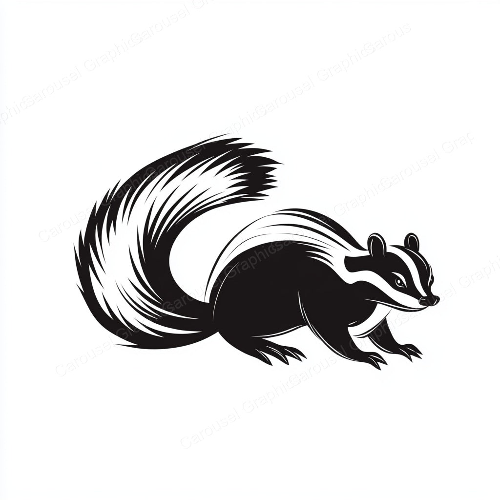 Skunk Vector Graphic preview