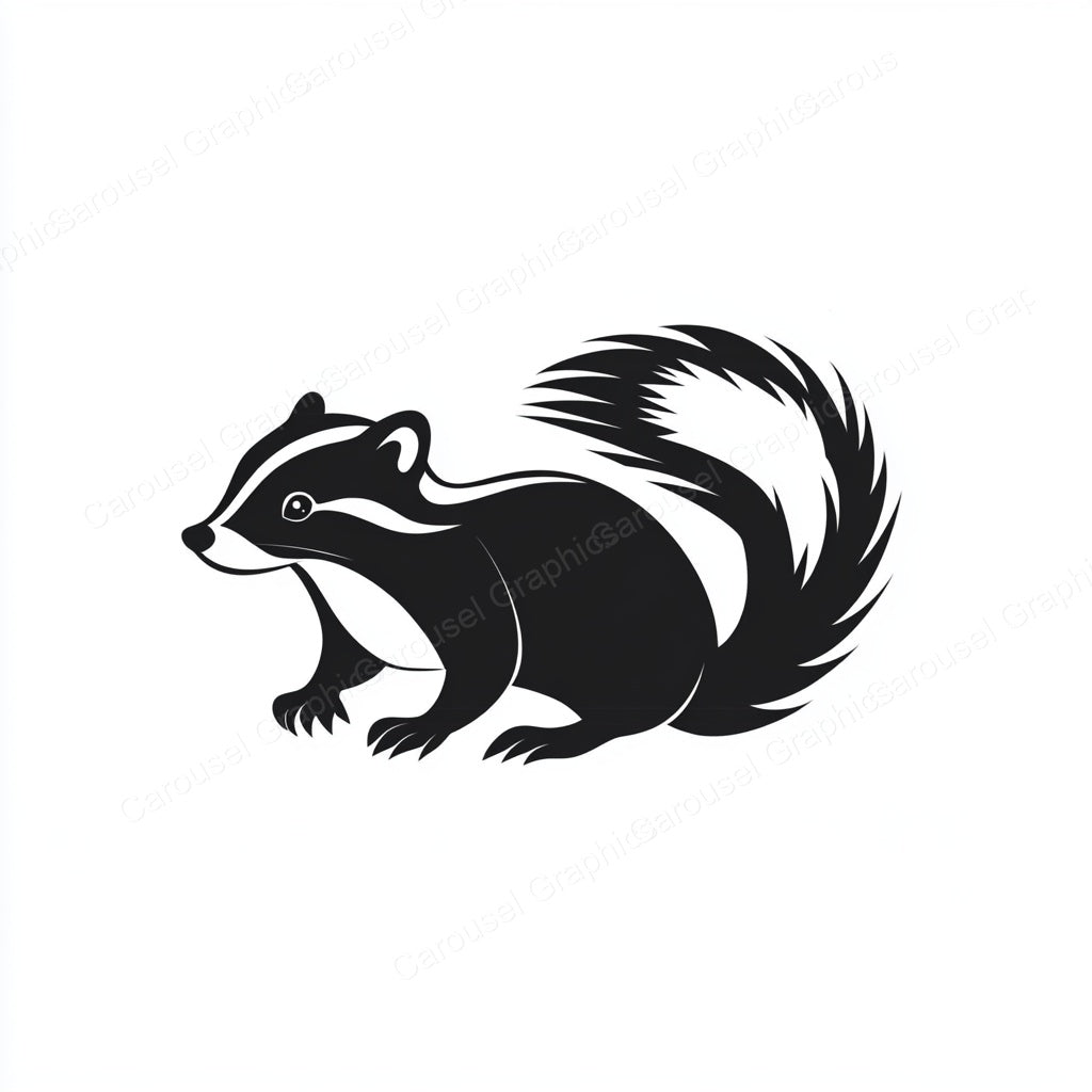 Skunk Vector Graphic preview