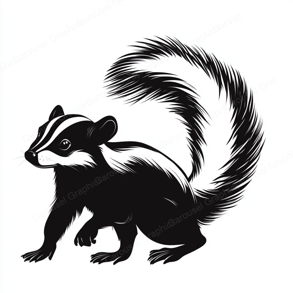 Skunk Vector Graphic preview