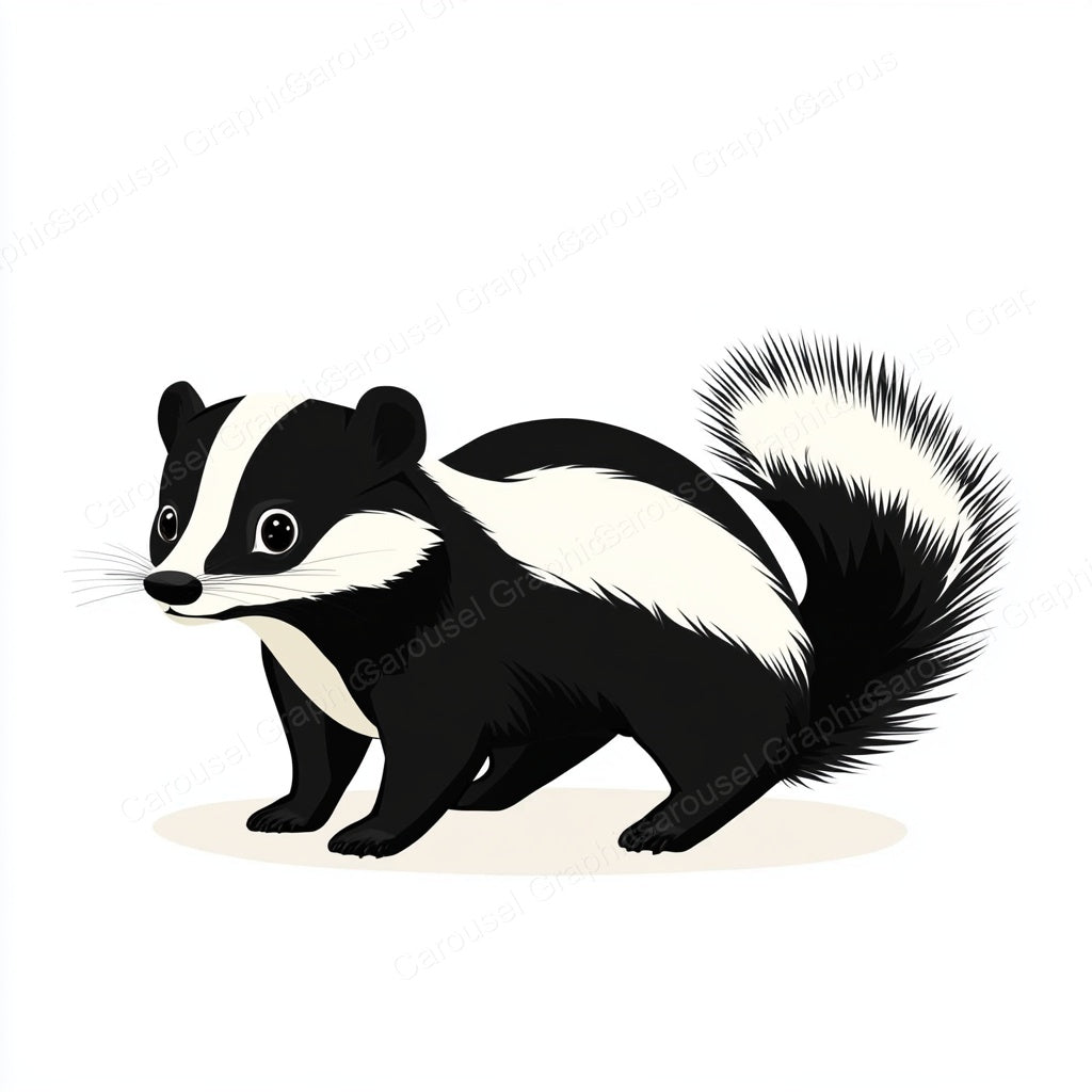 Skunk Vector Graphic preview