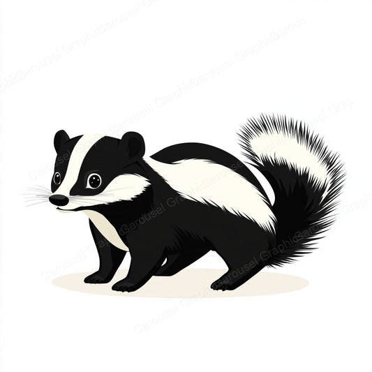 Skunk Vector Graphic preview