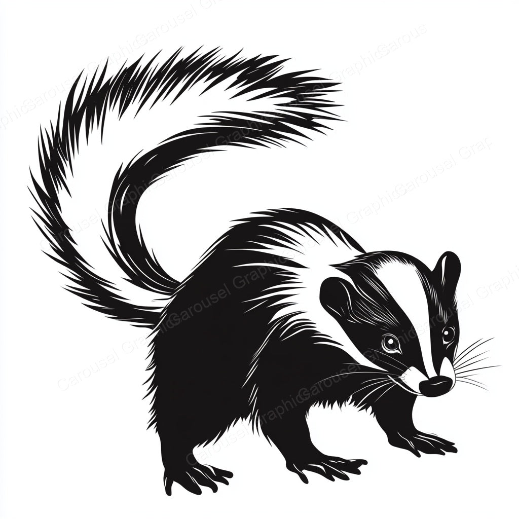 Skunk Vector Graphic preview