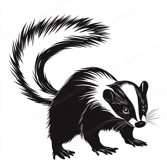 Skunk Vector Graphic preview