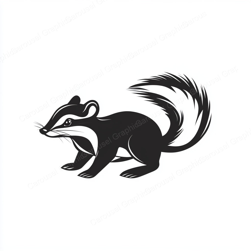 Skunk Vector Graphic preview