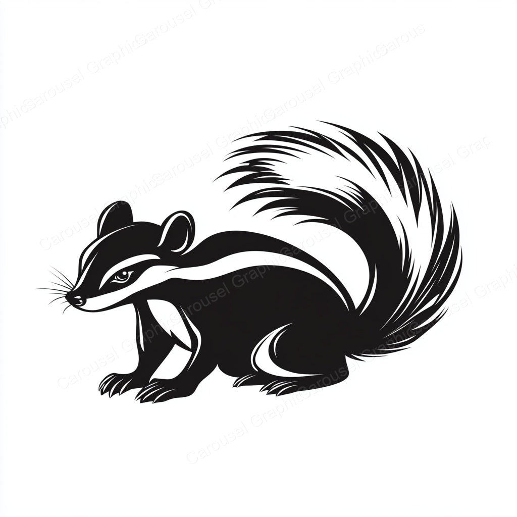 Skunk Vector Graphic preview