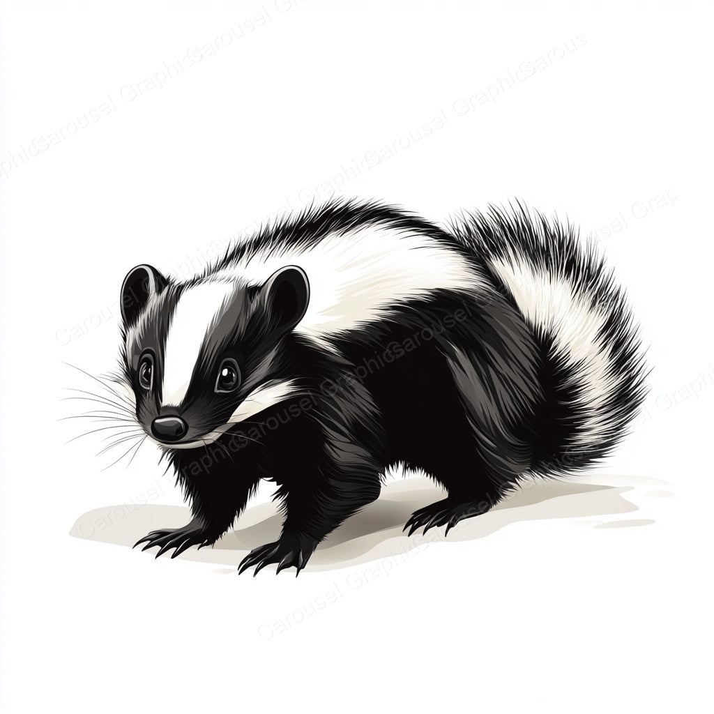 Skunk Vector Graphic preview