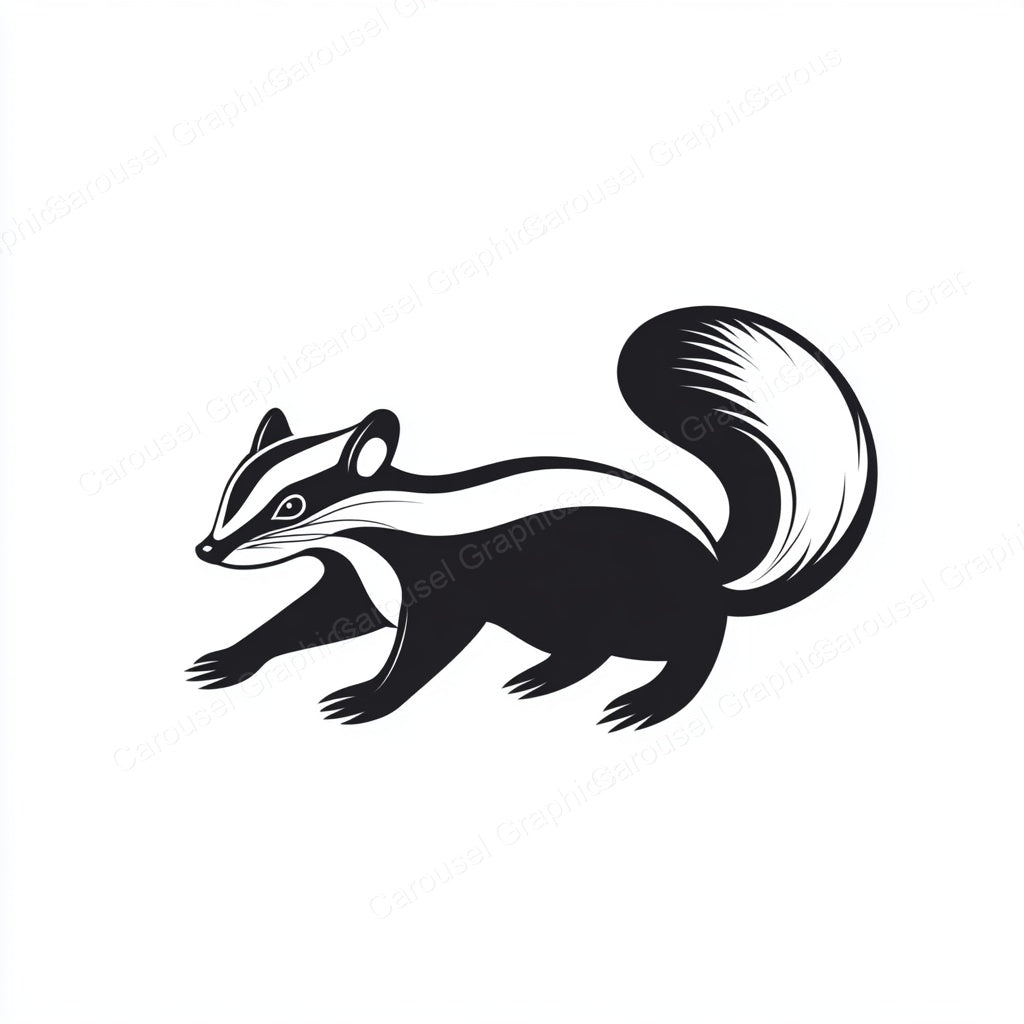 Skunk Vector Graphic preview