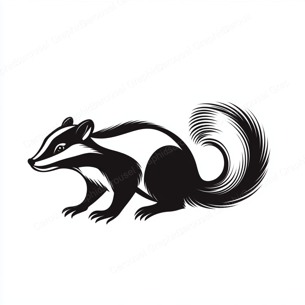 Skunk Vector Graphic preview