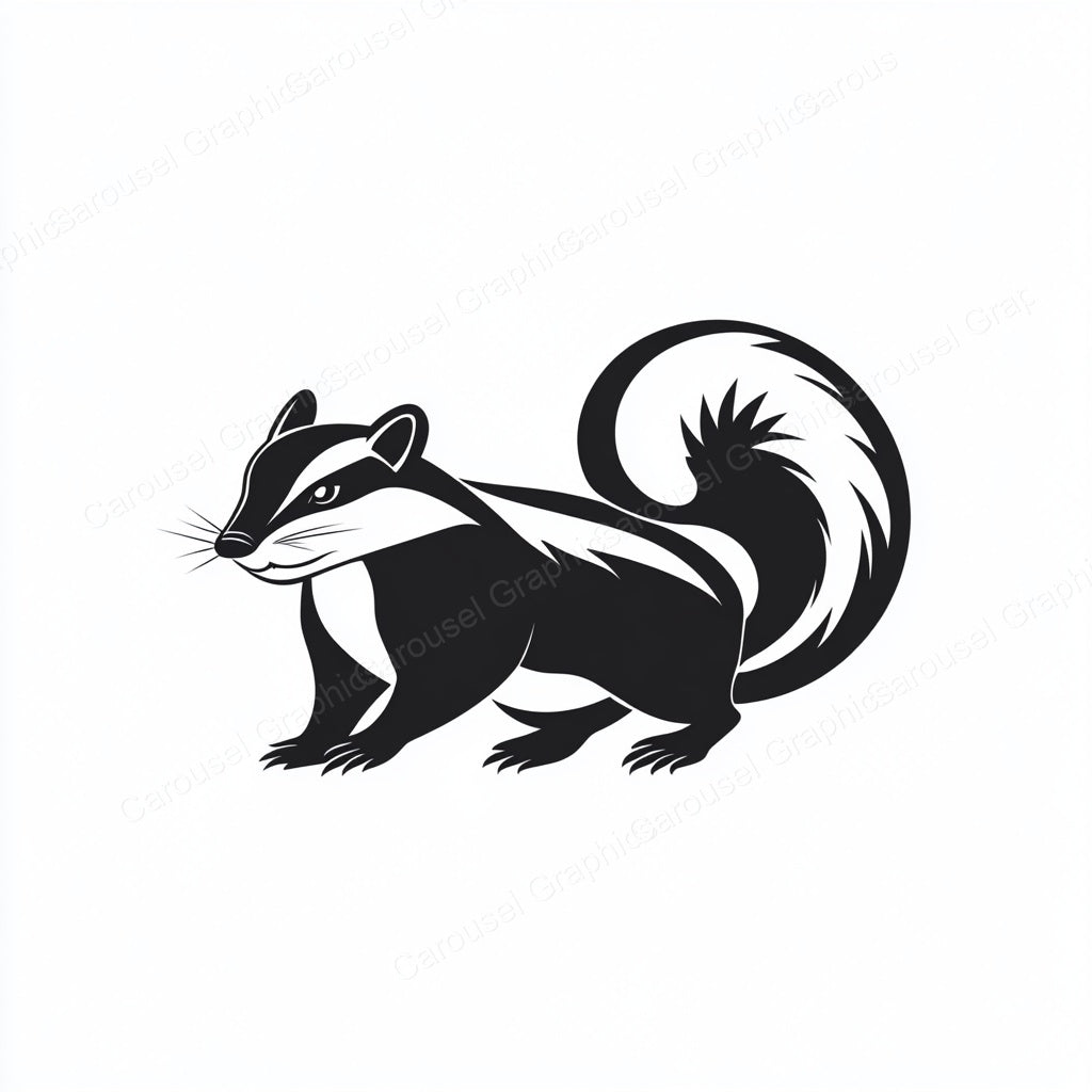 Skunk Vector Graphic preview
