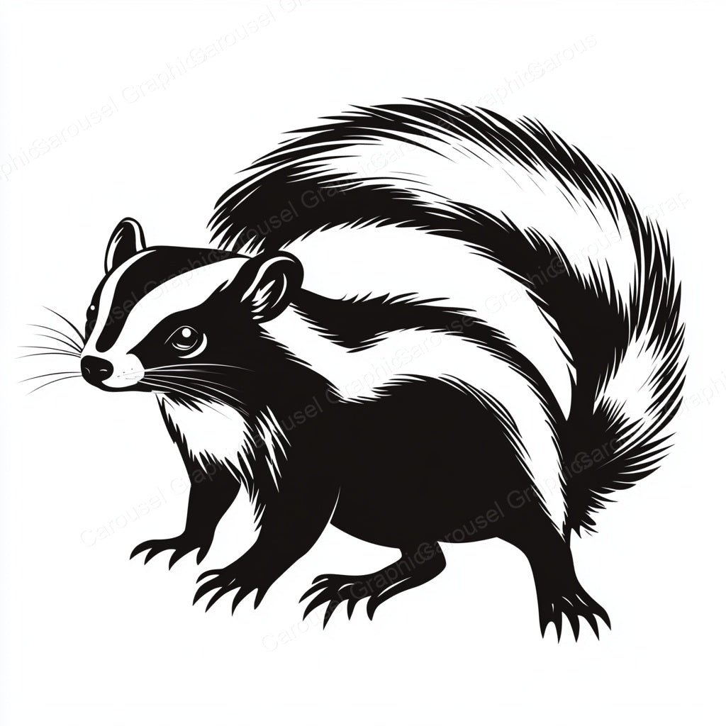 Skunk Vector Graphic preview