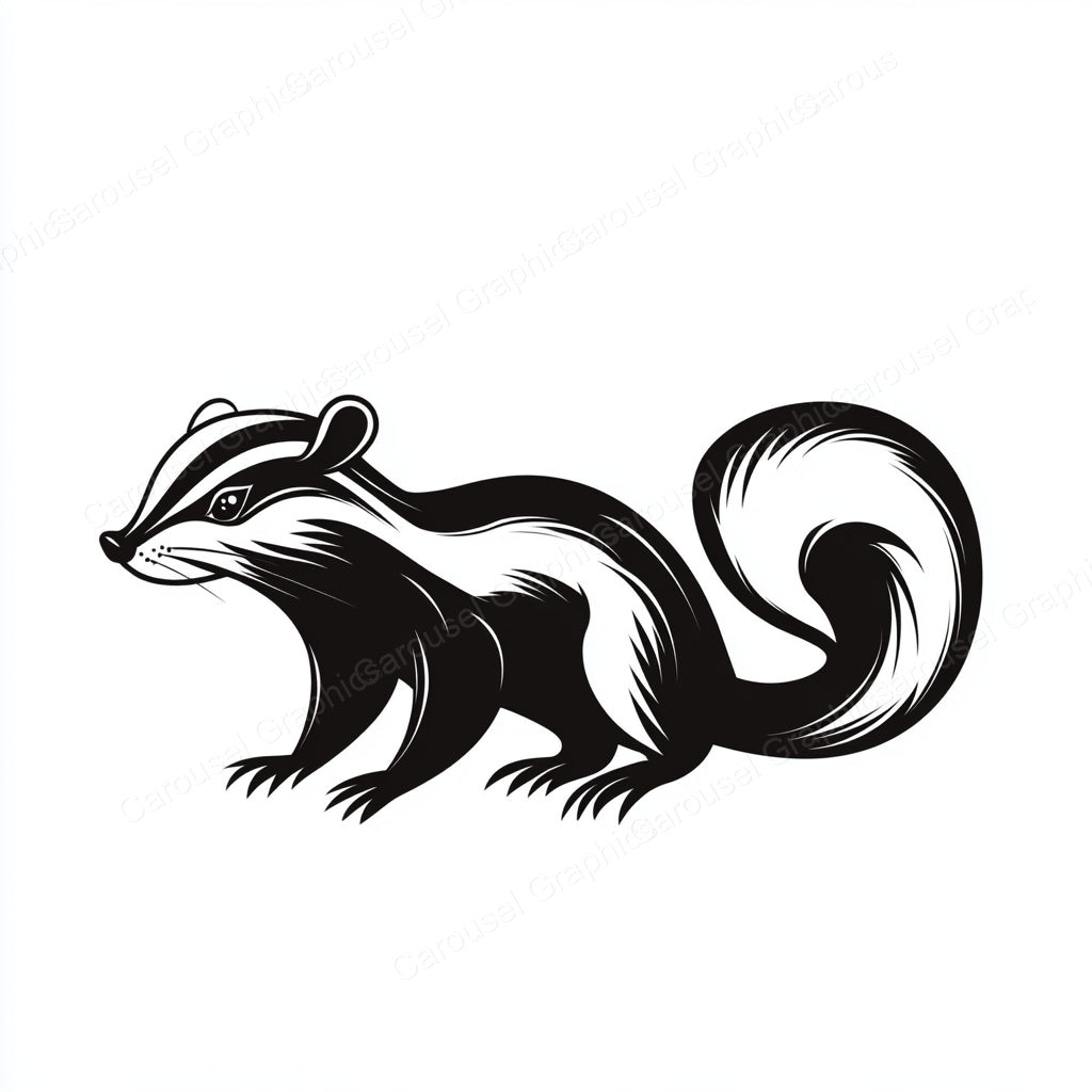 Skunk Vector Graphic preview