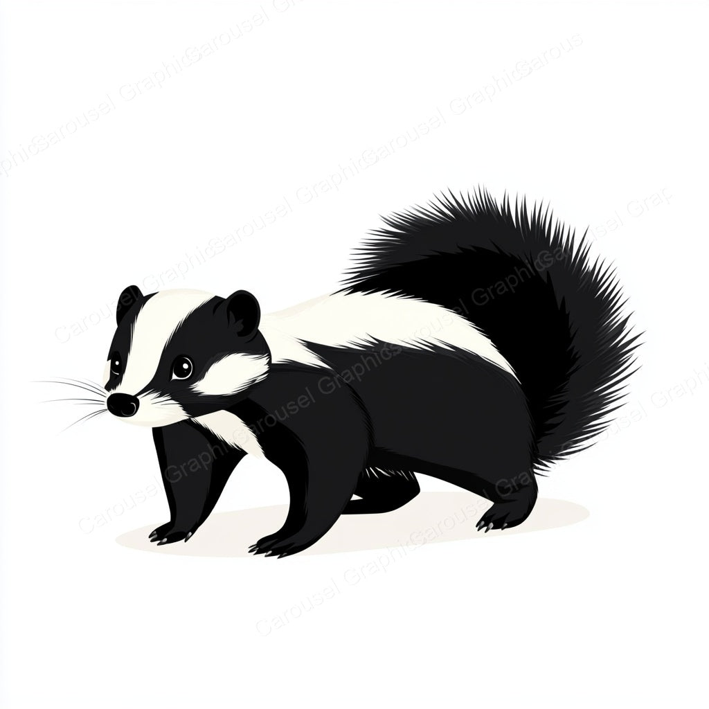 Skunk Vector Graphic preview