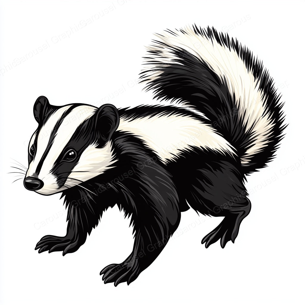 Skunk Vector Graphic preview