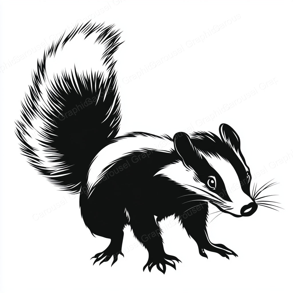 Skunk Vector Graphic preview