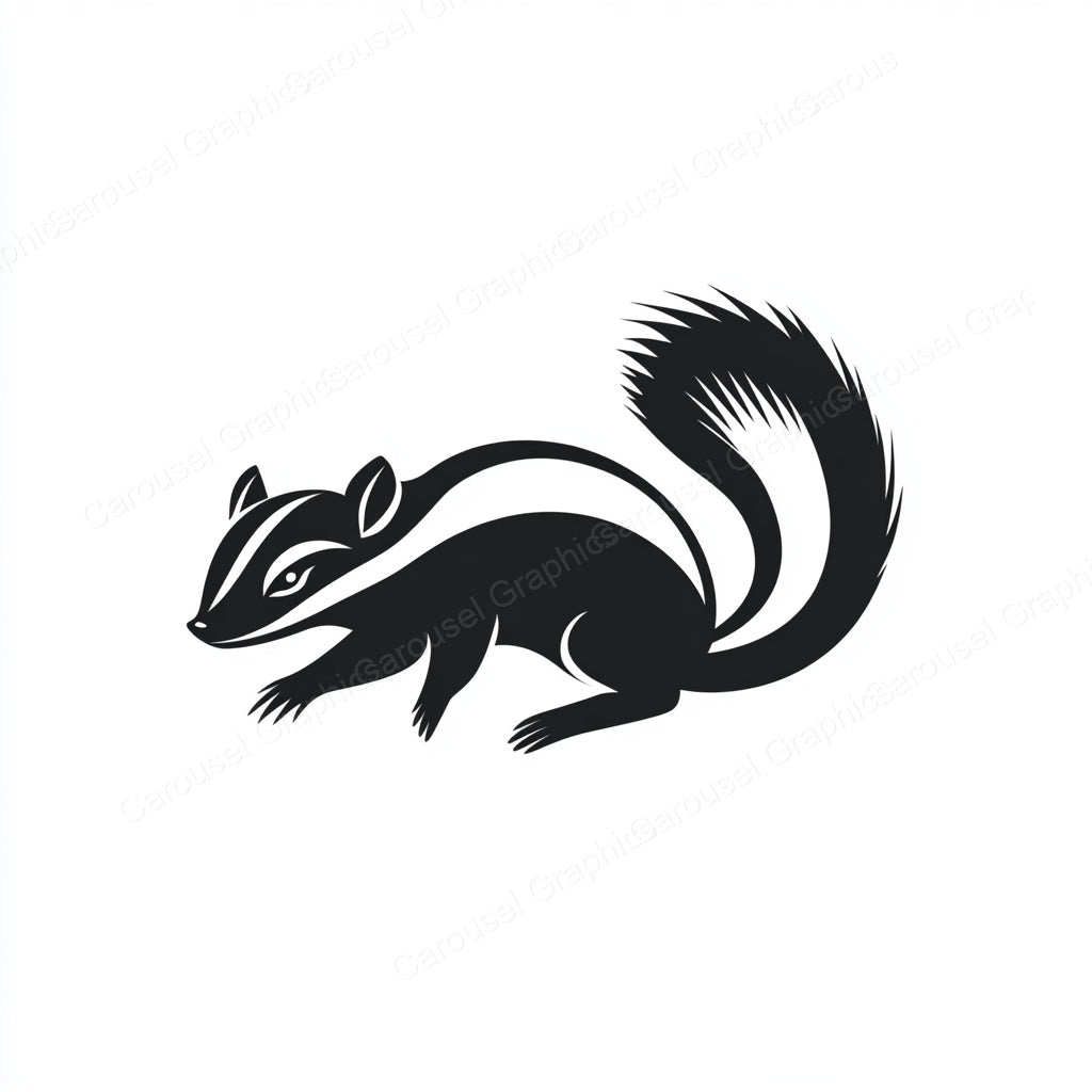 Skunk Vector Graphic preview