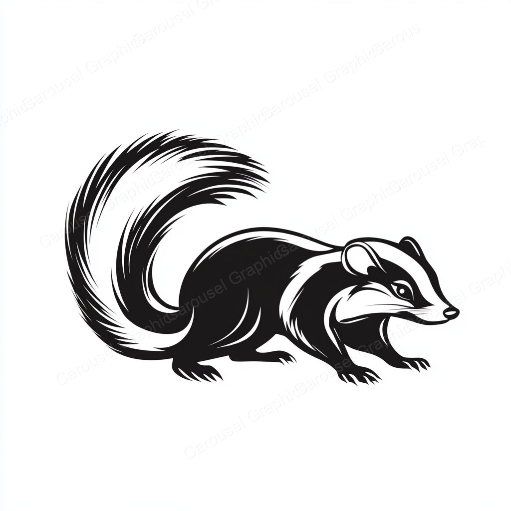 Skunk Vector Graphic preview