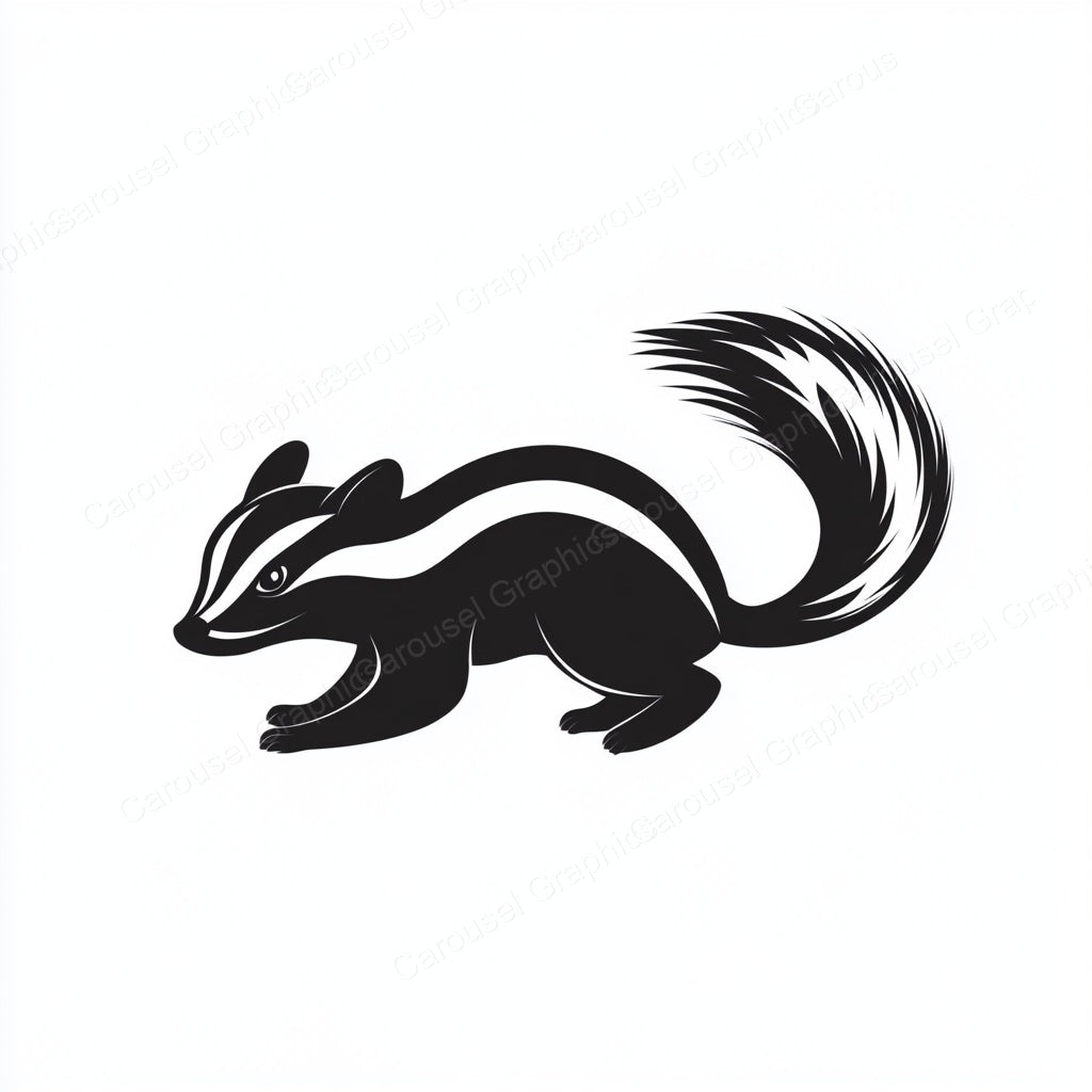 Skunk Vector Graphic preview