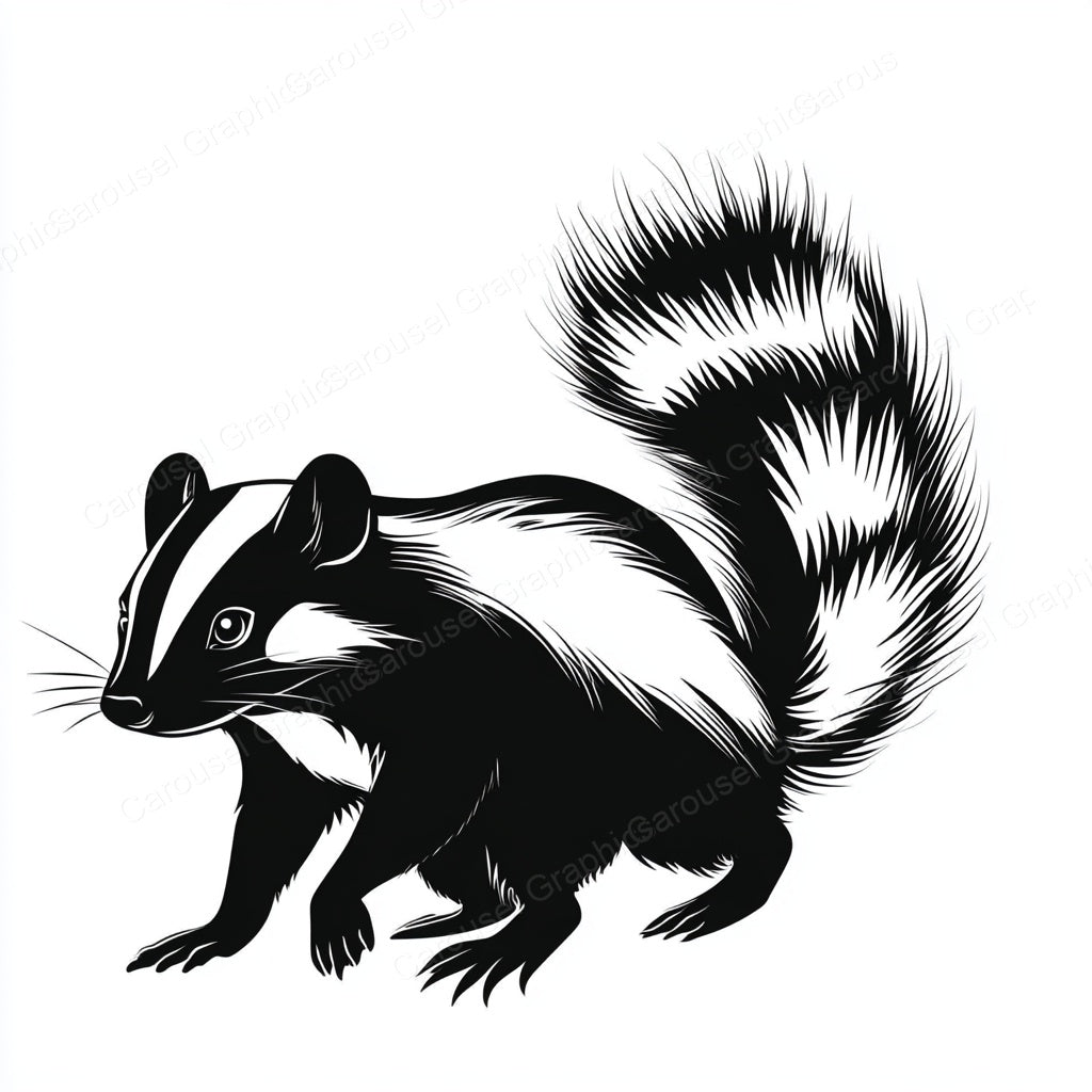 Skunk Vector Graphic preview