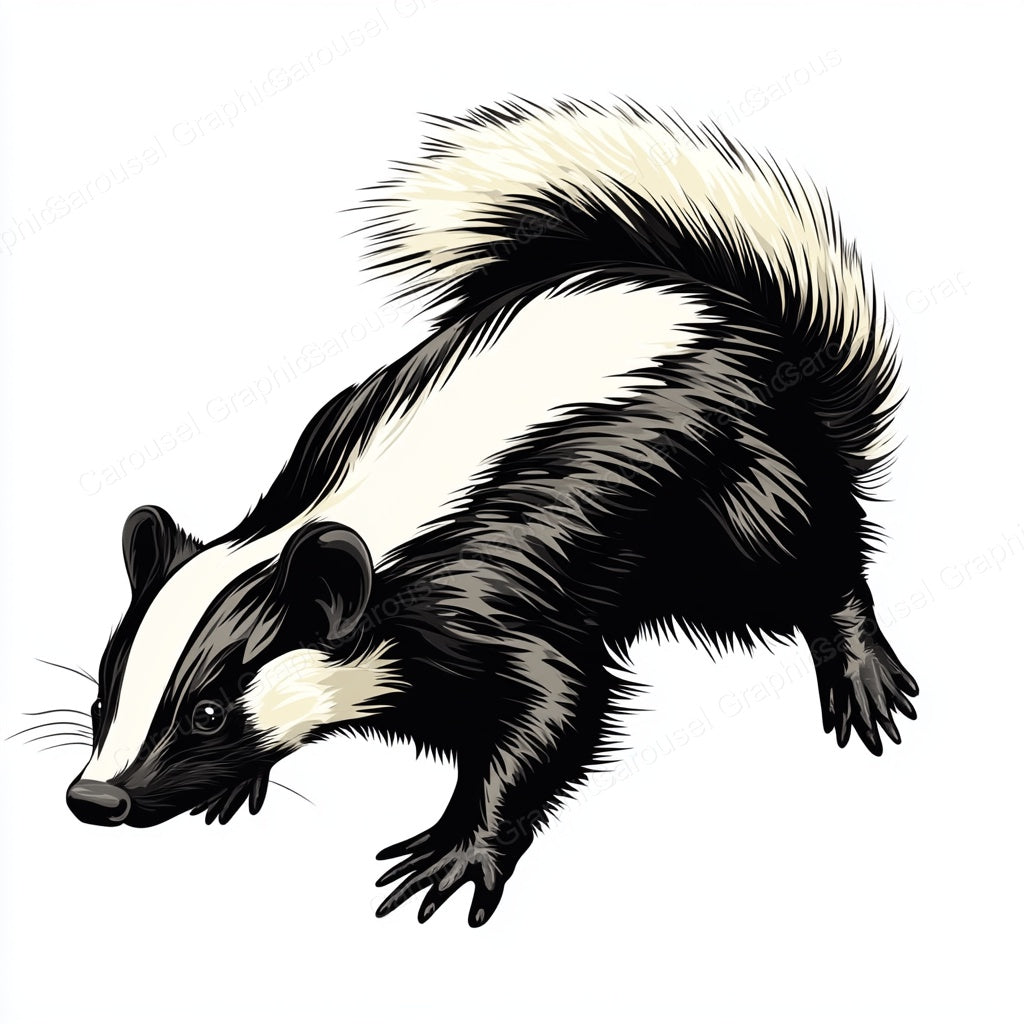 Skunk Vector Graphic preview