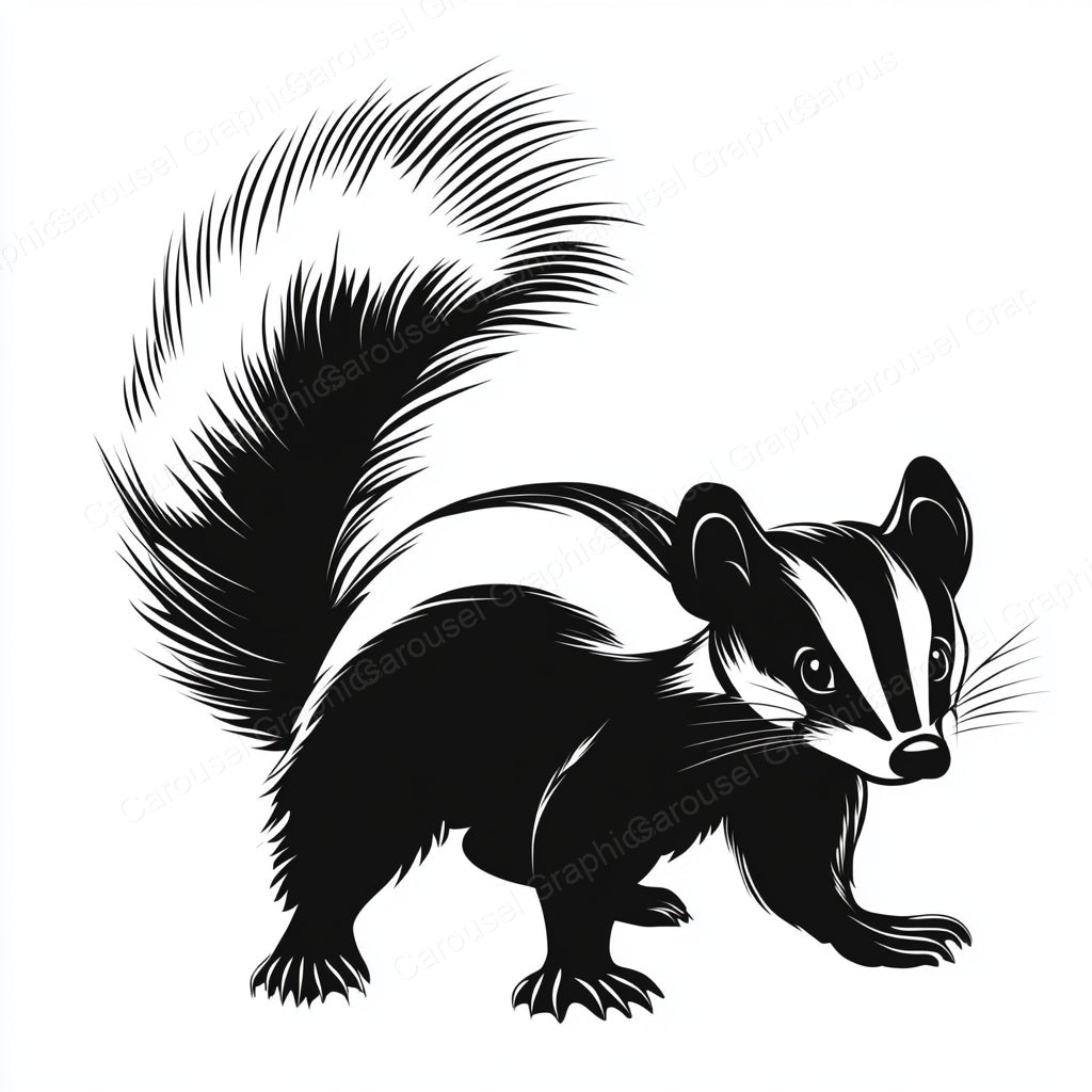 Skunk Vector Graphic preview