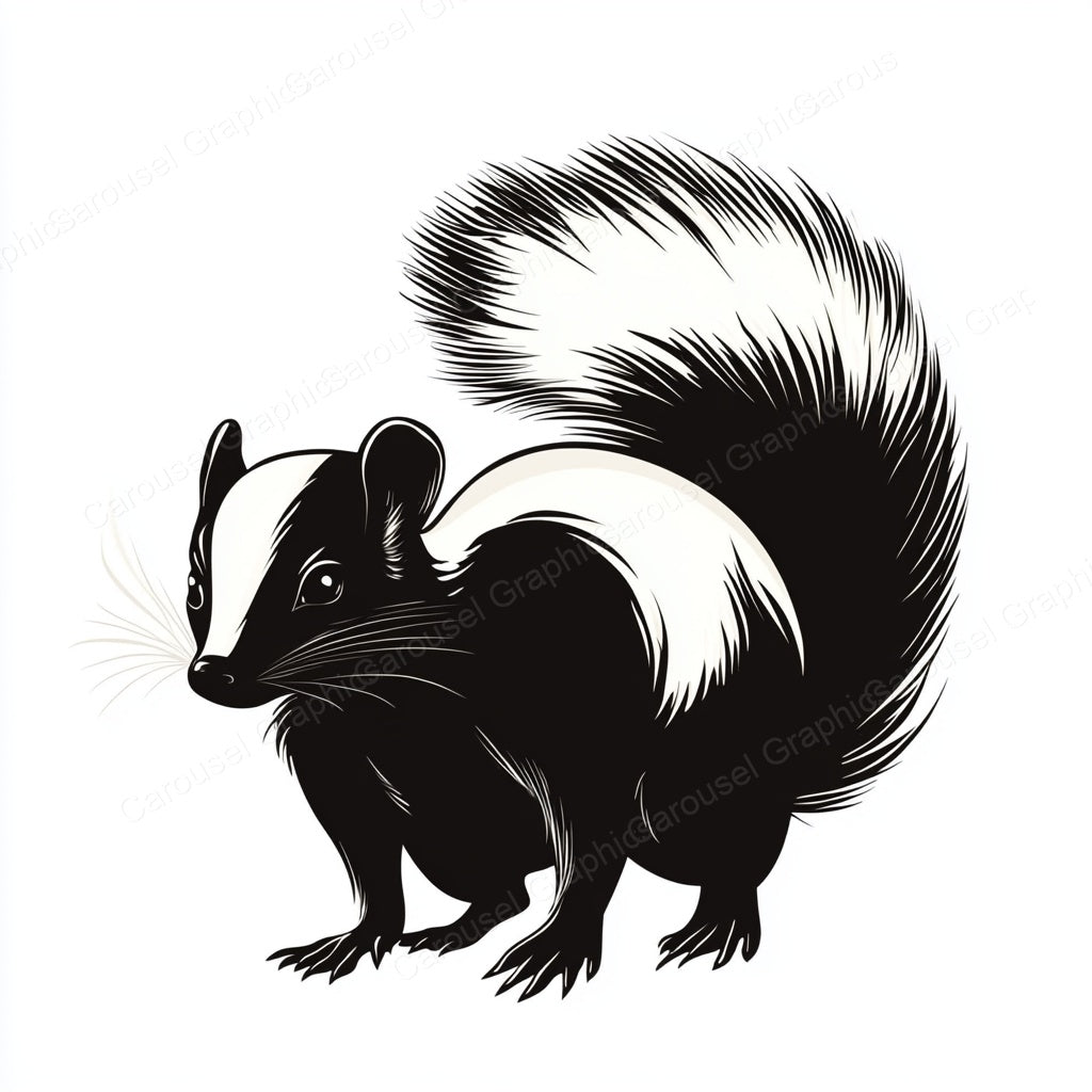 Skunk Vector Graphic preview