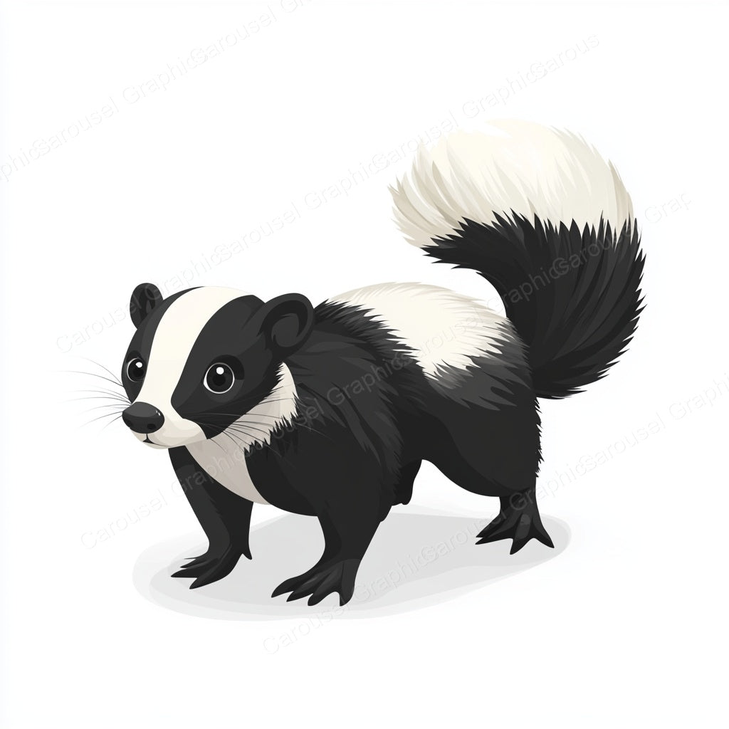 Skunk Vector Graphic preview
