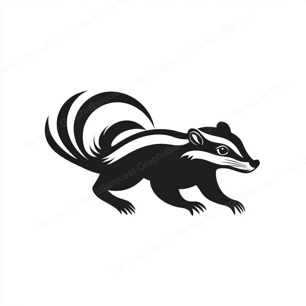 Skunk Vector Graphic preview