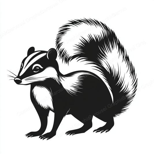 Skunk Vector Graphic preview