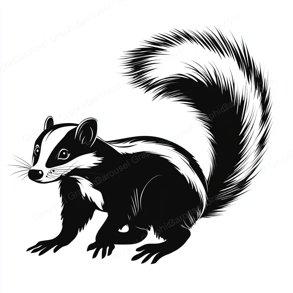 Skunk Vector Graphic preview